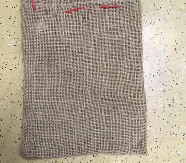 Sac petit en jute