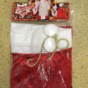 Sac rouge en tissu velours