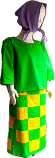 Gr. M Création Aniline / Obelix jupe veste et foulard Gr 40
