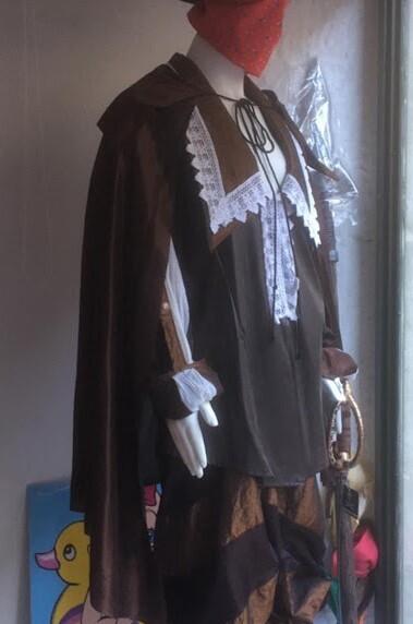 Pirate des caraïbes, pantalon, surbottes, veste cape chapeau Gr. XL