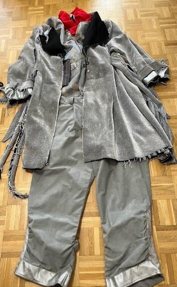 Création Veste pantalon décoré carnaval Gr. XL