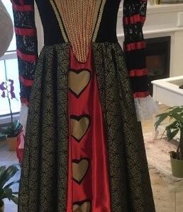 Reine des cœurs robe longue Gr, 38