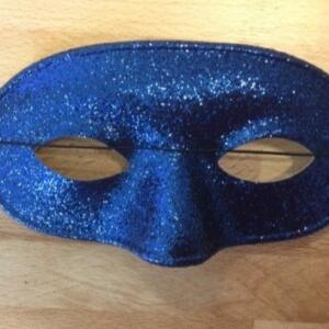 Loup Lurex bleu