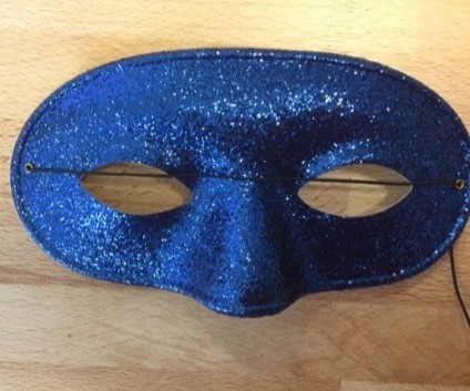 Loup Lurex bleu
