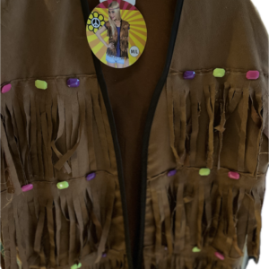 Gilet Hippie brun M-L