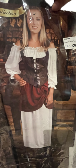 Robe moyen âge 3 pces