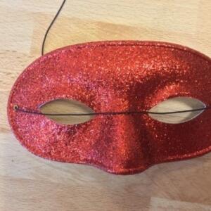 Loup Lurex rouge