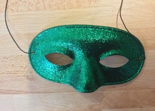 Loup Lurex vert