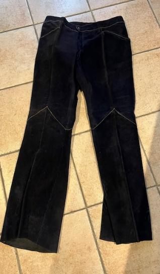 Pantalon en daim cuir Gr. M