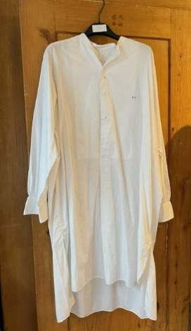 Long chemise blanche 1930 Gr. L