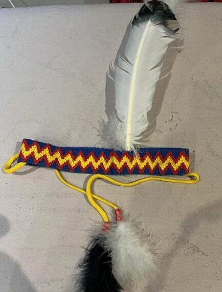 Plumes et bandana tour de tête Indien