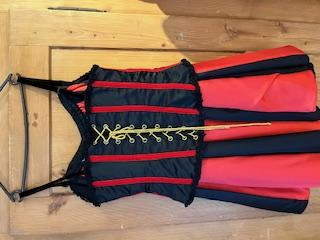 Création Cancan Girl Jupe bicolore bustier Gr. M