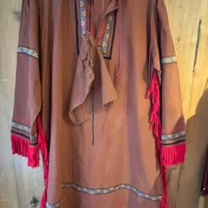 Indienne robe droite et sac Gr. XL