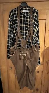 Tyrolien pantalon mi-long chemise Gr. XL