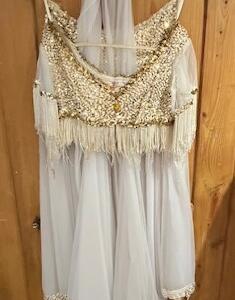 Danseuse d’Harem Bustier et jupe et coiffe voile