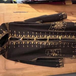 Burnous Algérie Habit paysan Kabyle brodé Gr. XL