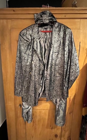 Sri Lanka argenté veste et pantalon et bandana
