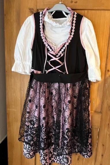 Dirndl Robe blouse tablier Gr. 42