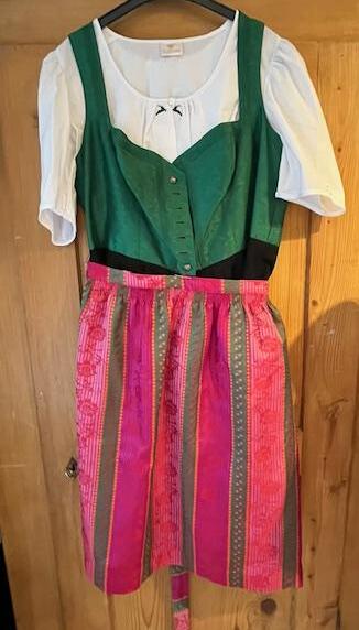 Dirndl Gr. 46 Robe blouse tablier