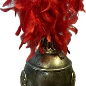 Casque romain plume