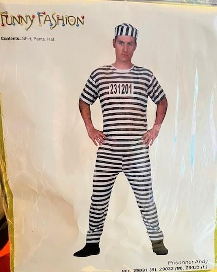 Prisonnier Pantalon shirt Chapeau Gr. L