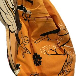 Sac à bandoulière 1970 avec poches et porte clef bas est en cuir