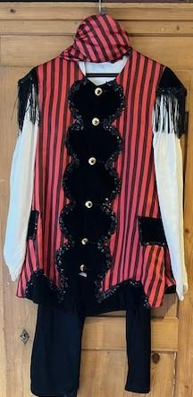 Pirat Homme luxe panatlon chemise gilet bandana Gr. L