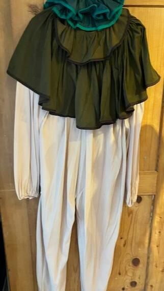 Le Bolet Overalle Jupe et collerette vert Gr. L