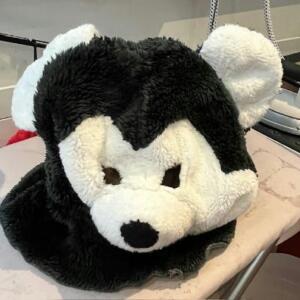 La Souris TU Overalle et tête en peluche