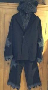 Loup Garou Werwolf Veste capuchon pantalon Gr. 56