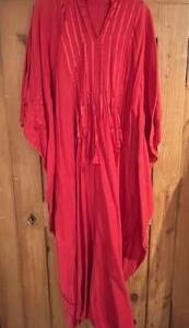 Djellaba Tunisie rouge