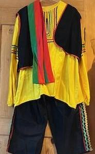 Gitan Création Blouse pantalon gilet ceinture Gr. L