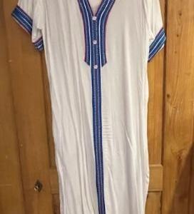 Marocaine Robe blanche Gr. S