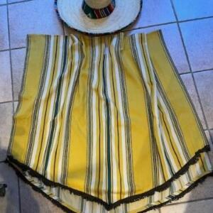 Création Poncho sud-américain sans chapeau TU