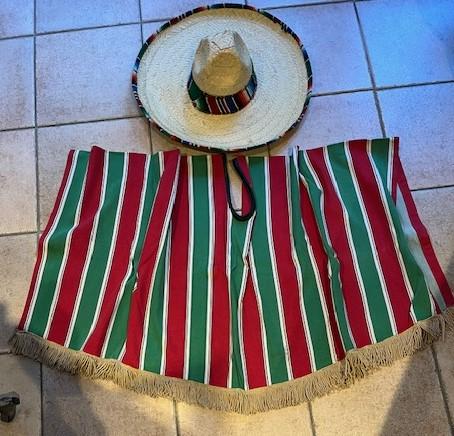 Création Poncho sud-américain sans chapeau TU