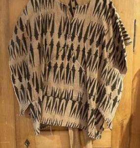 Bogolan Afrique Veste et pantalon chapeau Bogolan Gr. L