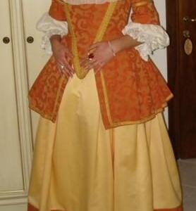 Médiéval Venise Jupe veste chapeau Gr 38-40
