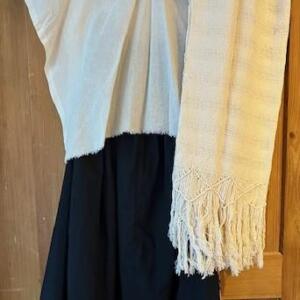 Michoacán Jupe noir jupe blanche gilet grand châle Gr. L