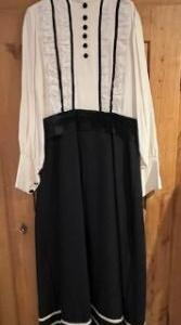 Dame Chaperonne 1900 Gr. M Robe longue d’une pièce