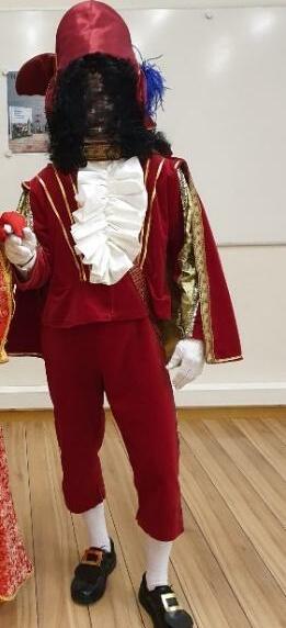 Création Prince pantalon veste cape collerette  Gr. L