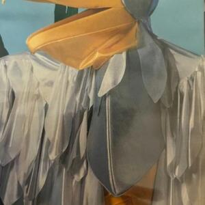 Le pélican Pantalon Habit a plumes-franges tête bec TU