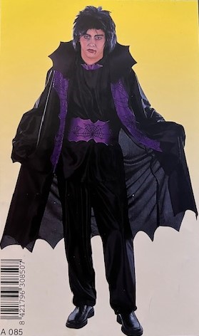 Vampire Pantalon gilet cape ceinture Gr. M