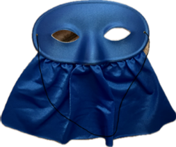 Loup a tissu bleue