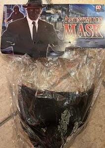Masque anonymus noir