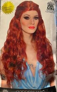 Perruque rousse naturel goddess
