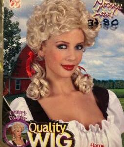 Perruque folklore blonde