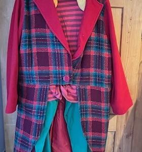 Clown Bobo Frak pantalon t-shirt cravate Gr. XL