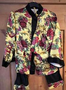 Chinoise Création pantalon veste sac 7 ans