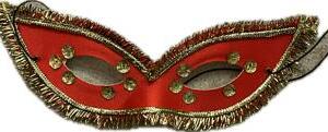 Loup venise rouge