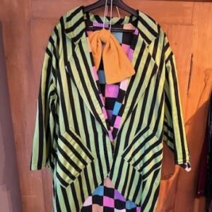 Clown veste double face noeud Gr.. L